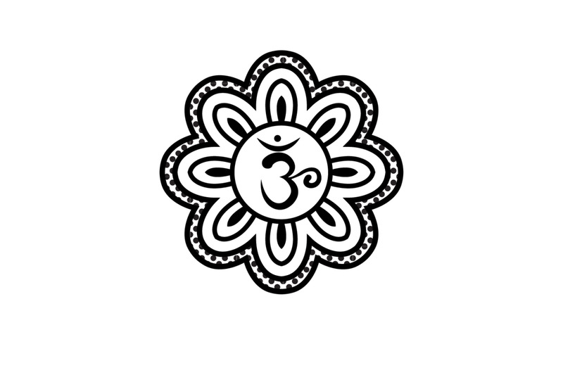 sahasrara-chakra-floral-font-svg