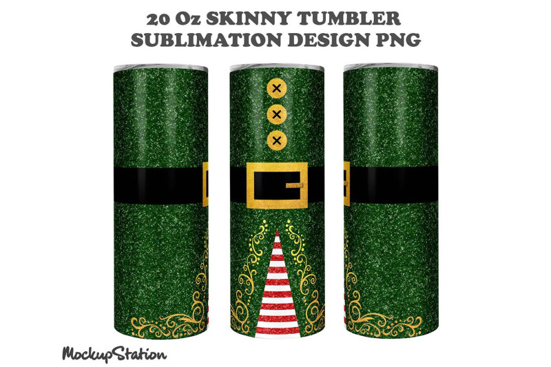 elf-tumbler-png-christmas-20oz-skinny-design-full-wrap-sublimation