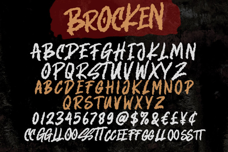 brocken-caps-rough-font