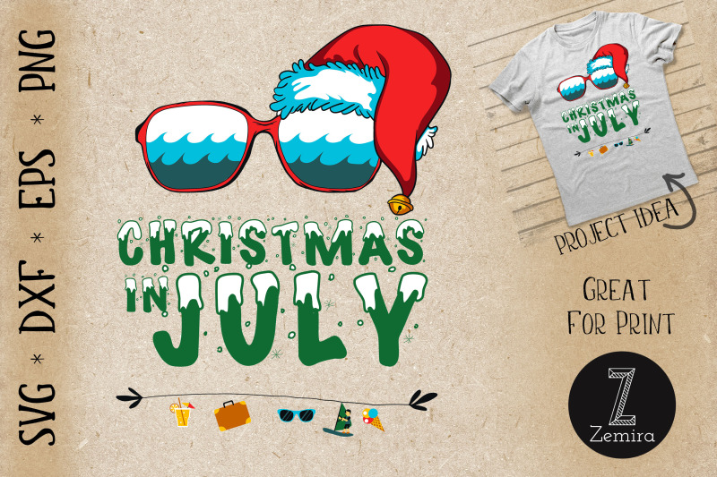 hat-sunglasses-summer-christmas-in-july