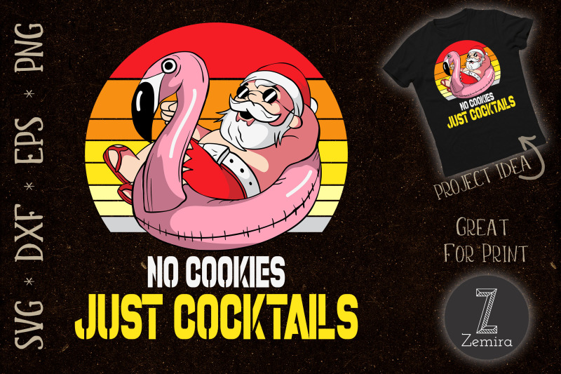 no-cookies-cocktails-santa-xmas-in-july