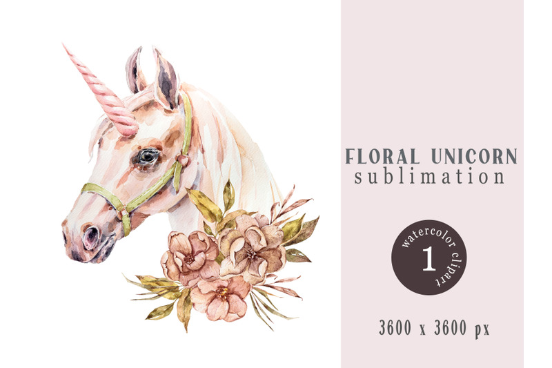 watercolor-floral-unicorn-t-shirt-sublimation-1-png-file