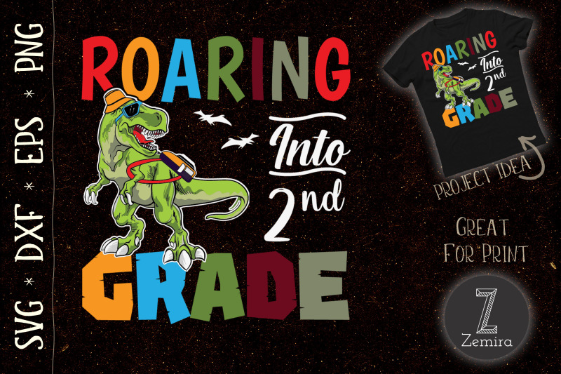 roaring-into-2nd-grade-dinosaur-student