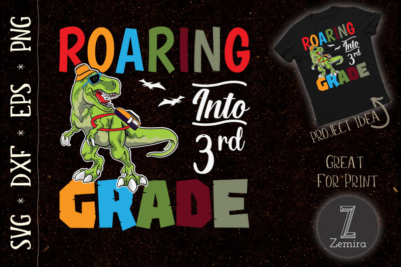 roaring-into-3rd-grade-dinosaur-student