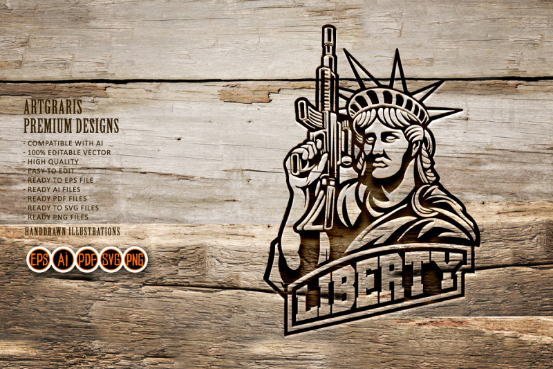 american-liberty-warrior-military-silhouette