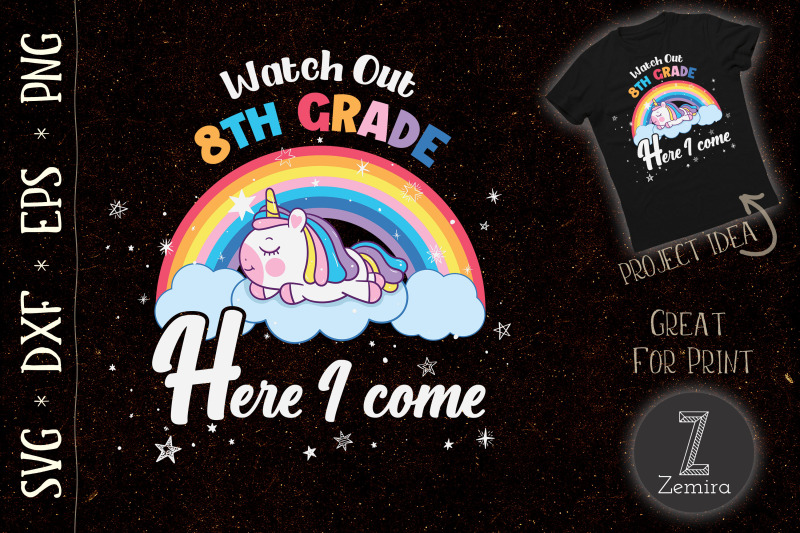 watch-out-8th-grade-unicorn-rainbow