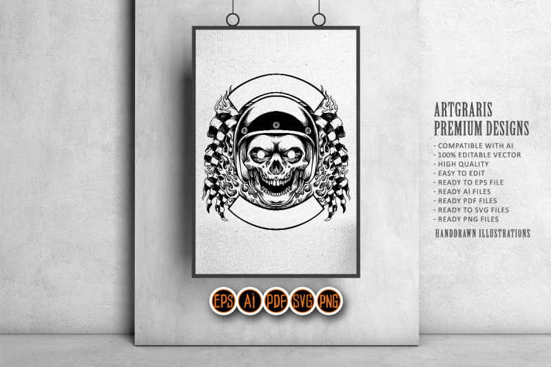 angry-skull-bikers-sport-circle-badge-silhouette