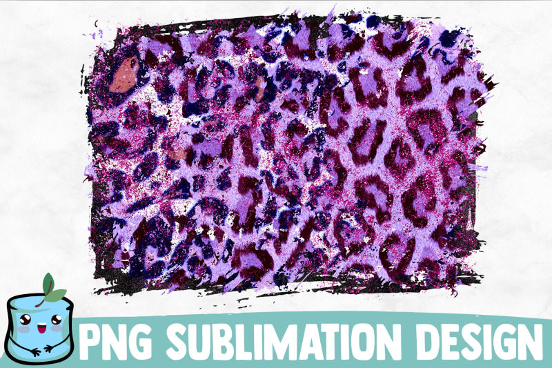 violet-leopard-sublimation-background