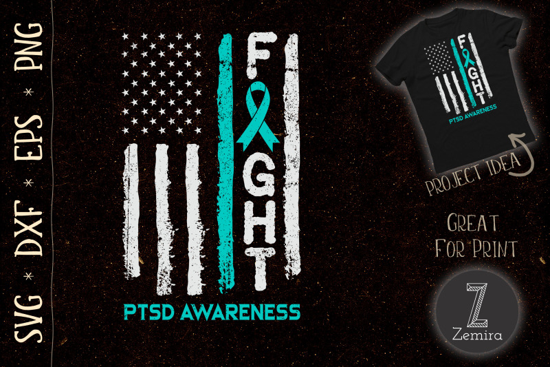 ptsd-warrior-us-flag-teal-ribbon