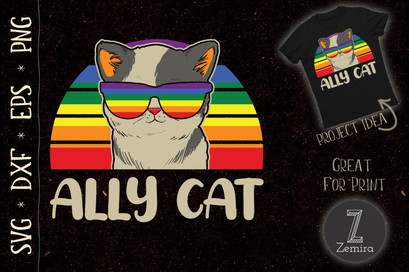 nonbinary-gay-pride-cat-lgbt-sunglasses