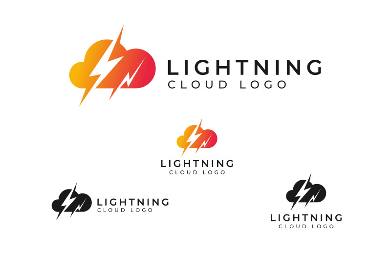 cloud-computing-with-power-lightning-icon-logo-design