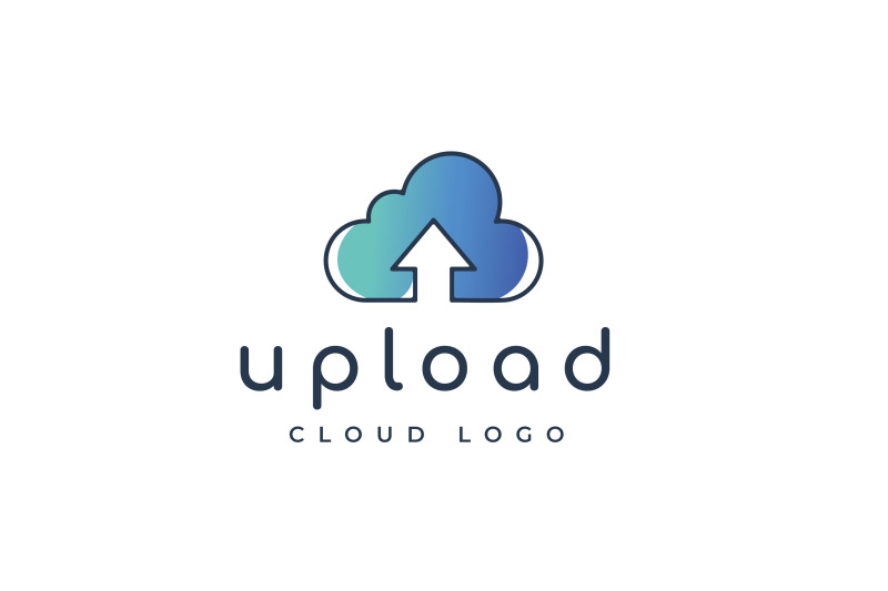 cloud-computing-with-upload-or-arrow-logo-design