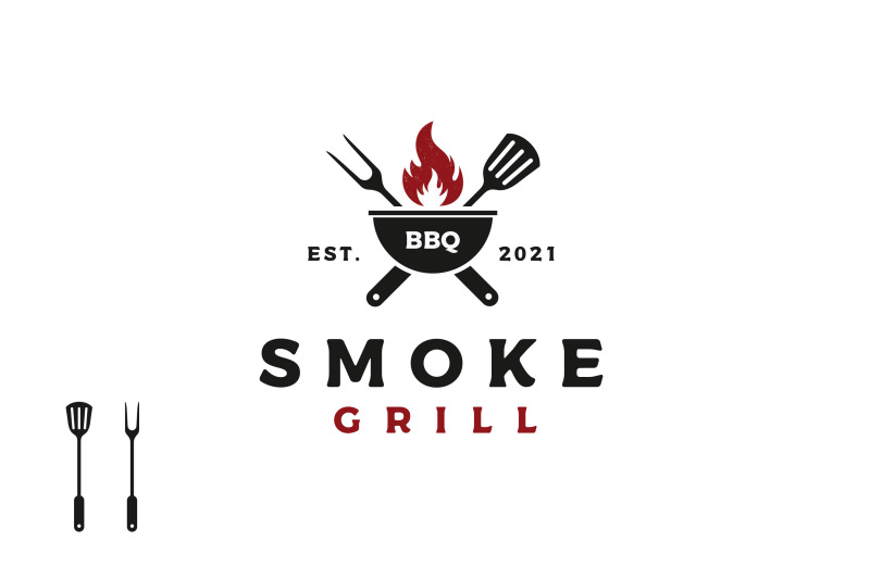 vintage-grill-barbeque-barbecue-bbq-logo-design