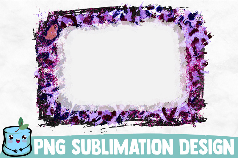 bleached-violet-leopard-sublimation-frame