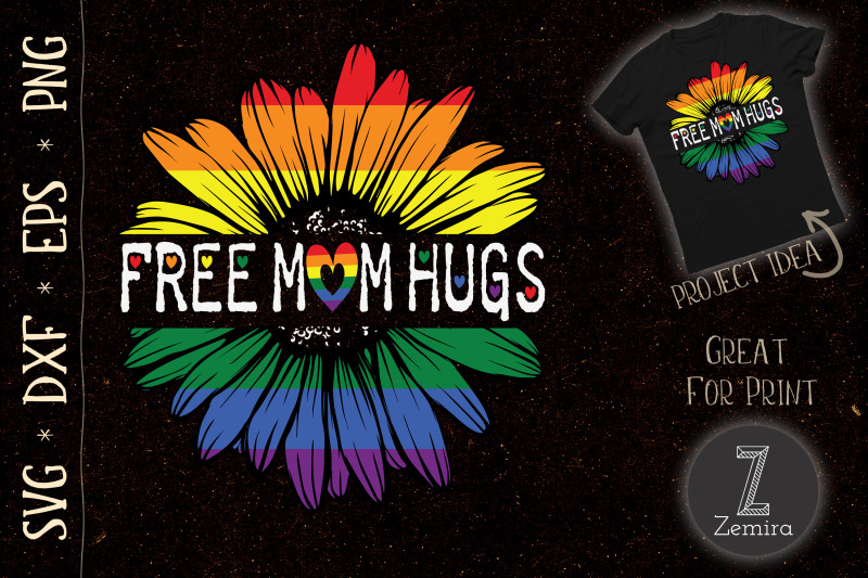 free-mom-hug-gay-pride-lgbt-daisy-flower