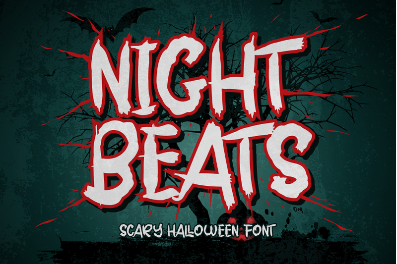 night-beats-scary-halloween-font