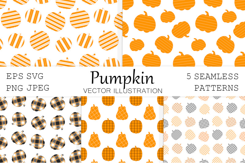pumpkin-pattern-pumpkin-plaid-print-pumpkin-strips-svg