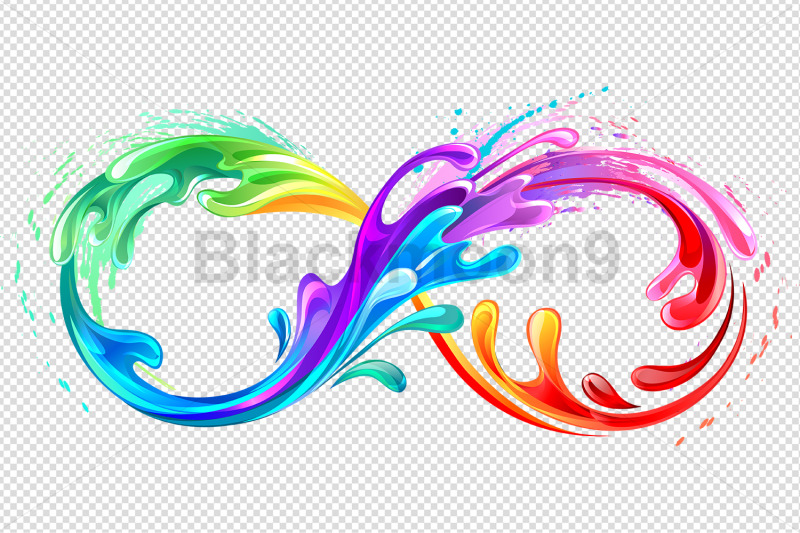 infinity-symbol-with-rainbow-paint