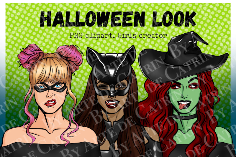 halloween-look-girls-creator-png-clipart-comic-pop-art