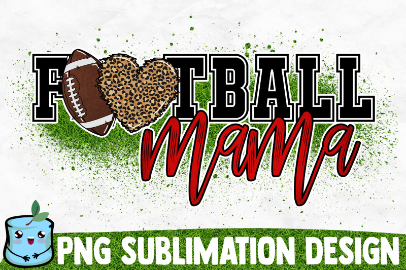 football-mama-sublimation-design