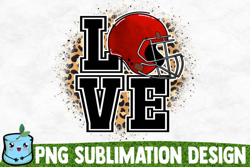 love-football-sublimation-design