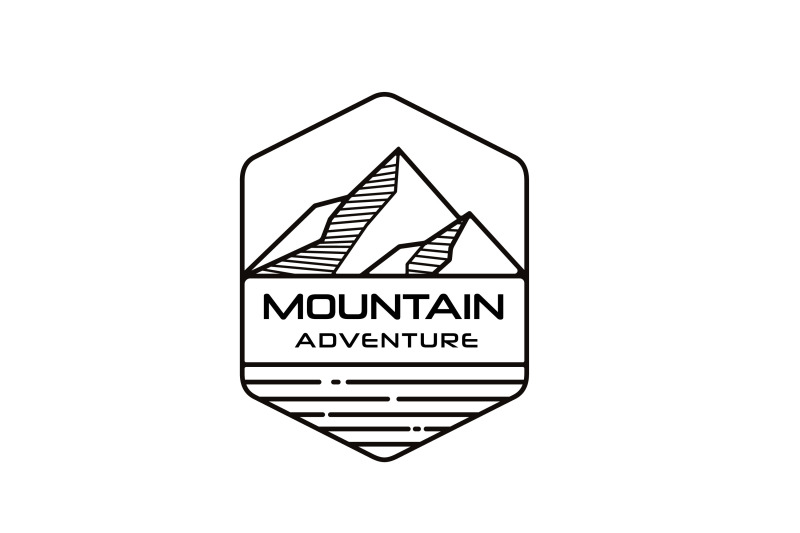 vintage-hipster-monoline-mountain-sea-adventure-emblem