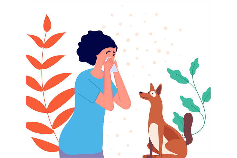 seasonal-allergy-woman-sneeze-on-pollen-allergic-girl-on-animal-plan