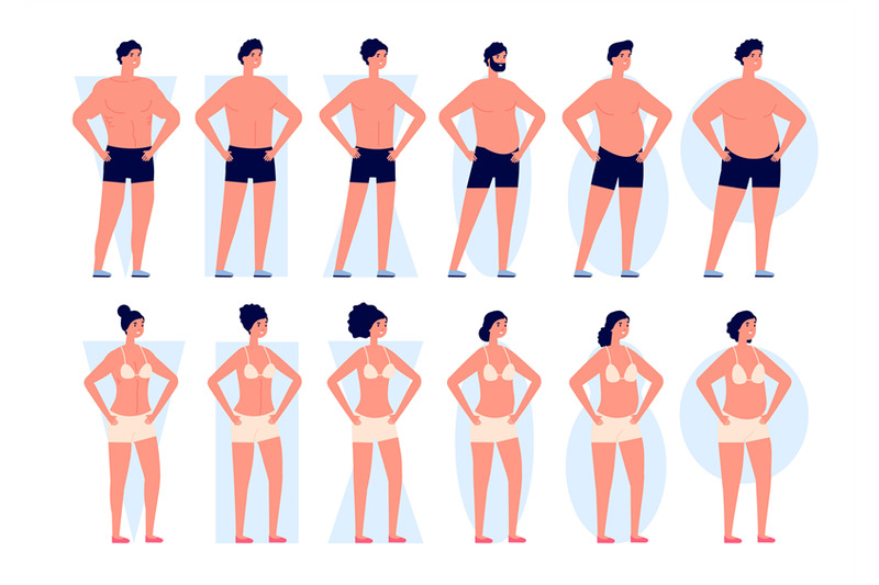 body-types-woman-shapes-men-bodies-silhouettes-fashion-icons-diffe