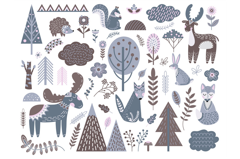 scandinavian-forest-fashion-nordic-graphic-cute-animals-floral-eleme