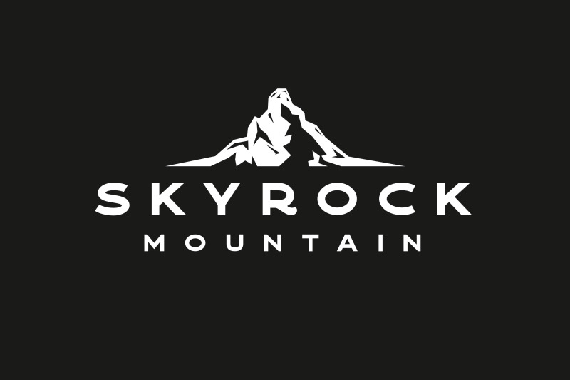 minimalist-rock-mountain-logo-design