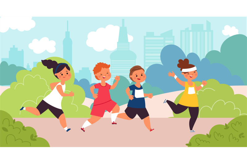children-marathon-kids-run-speed-race-boy-outdoor-running-competiti