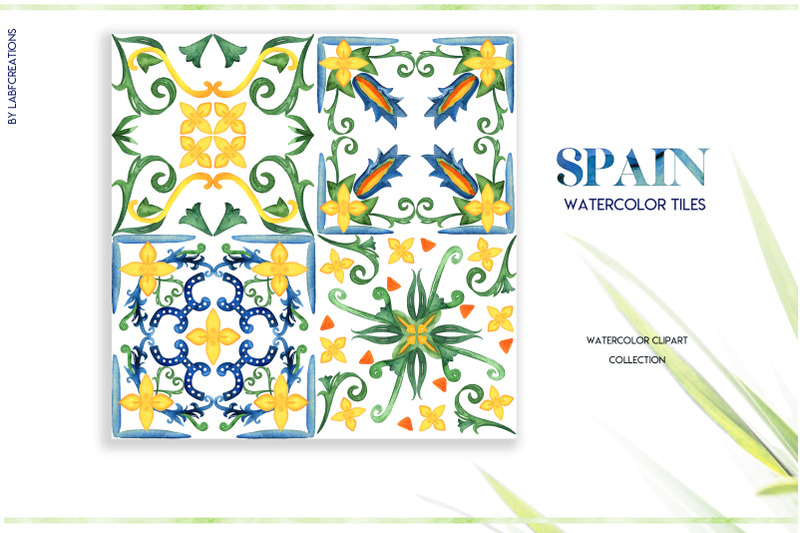 spain-tiles-watercolor-clipart