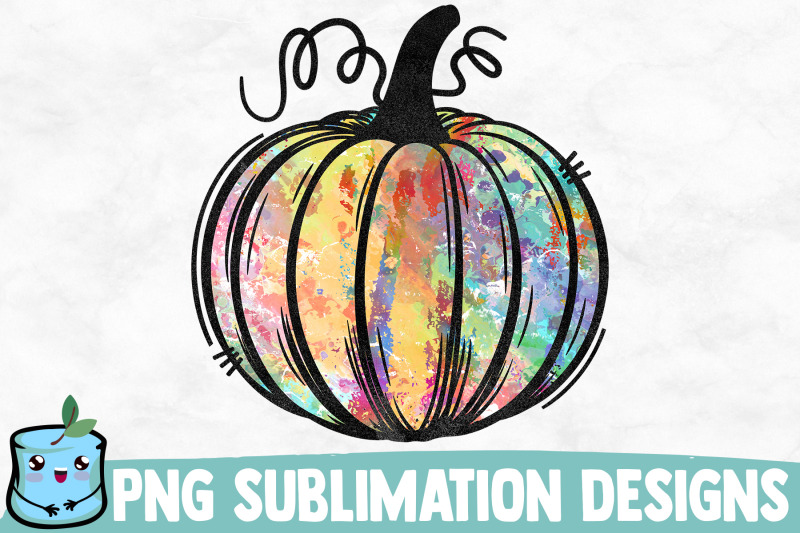 watercolor-pumpkin-sublimation-design