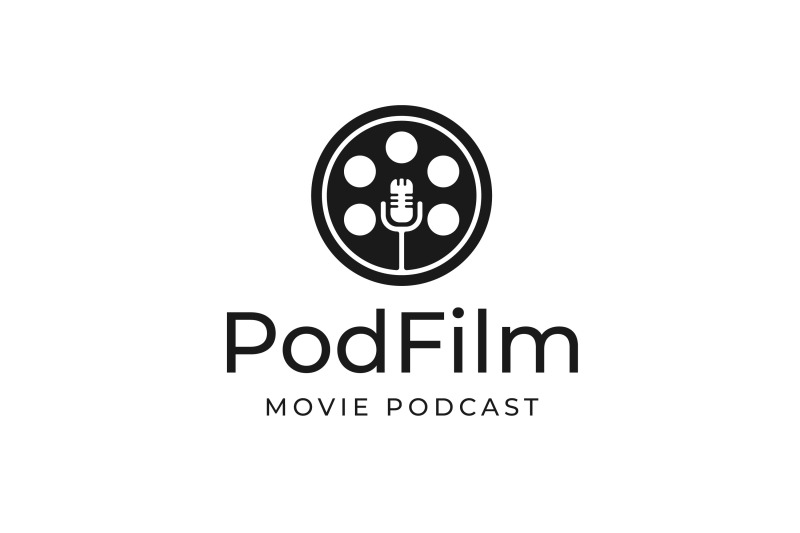 movie-podcast-logo-design-vector-illustration