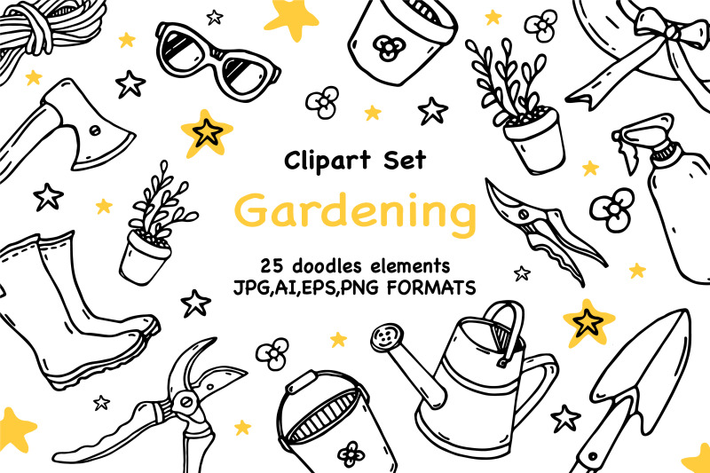 gardening-doodle-clipart-set-vector-garden-tools-elements