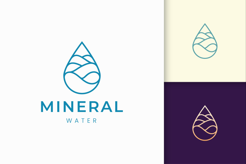 beach-or-water-logo-template