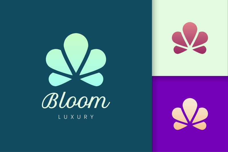 flower-logo-in-abstract-and-clean-shape