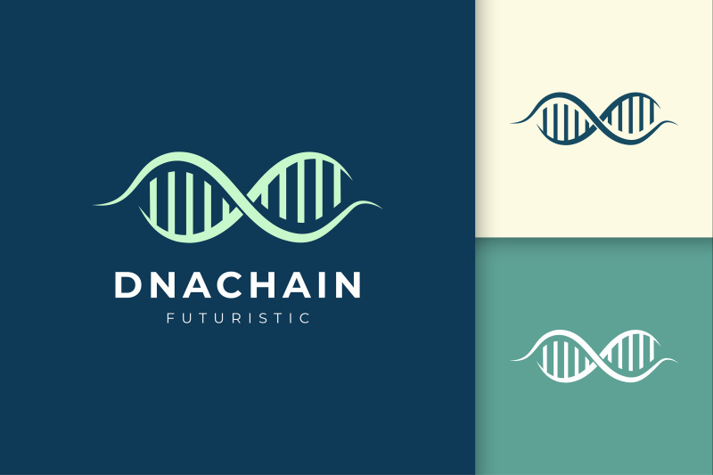 genetic-logo-in-dna-chain-shape