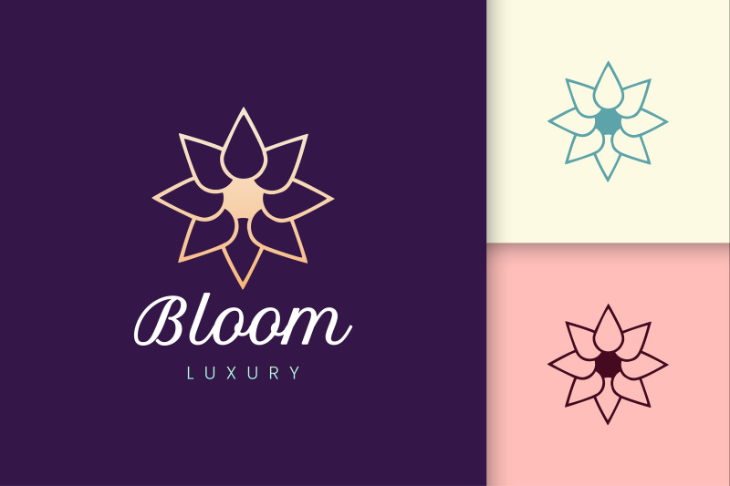 beauty-logo-in-luxury-flower-shape