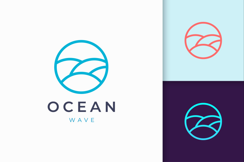 beach-or-pool-logo-template