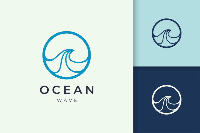 water-front-or-coast-logo-template