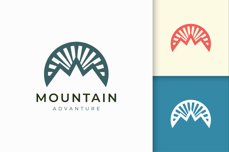 mountain-or-climbing-logo-template