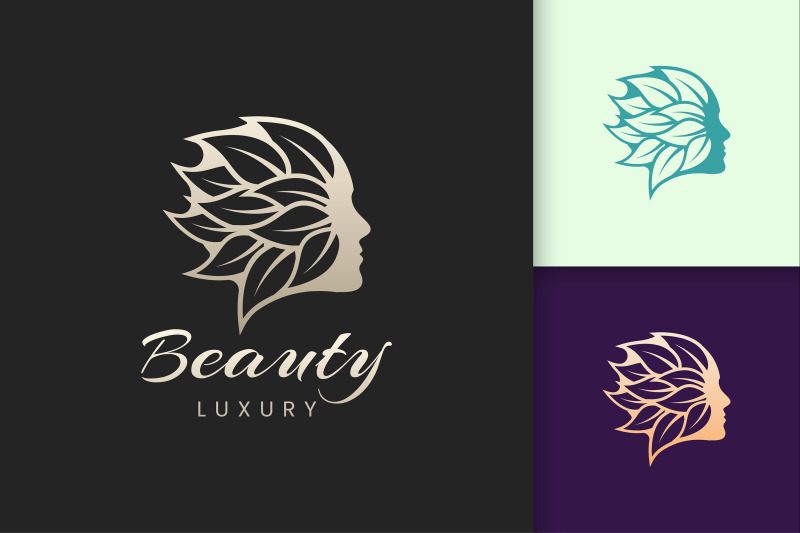 facial-beauty-care-logo-template