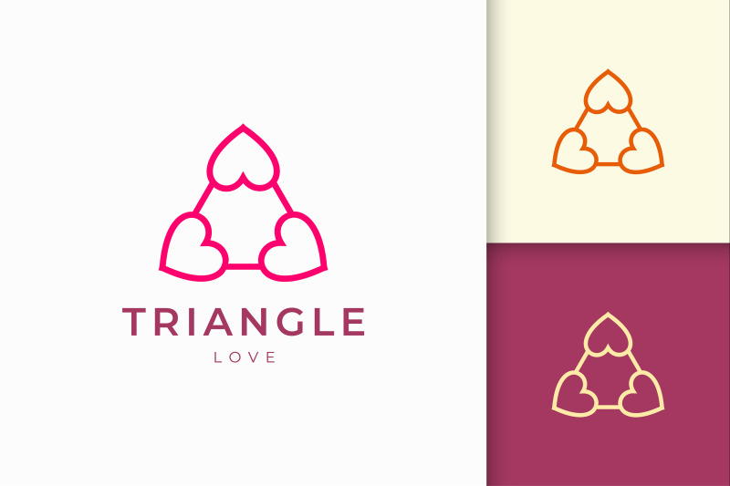 romance-on-relationship-logo-template