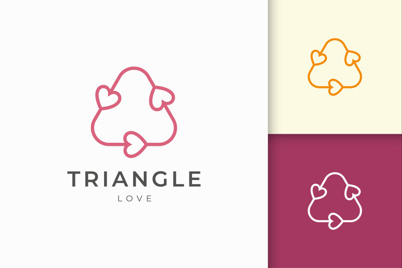 romantic-on-relationship-logo-template