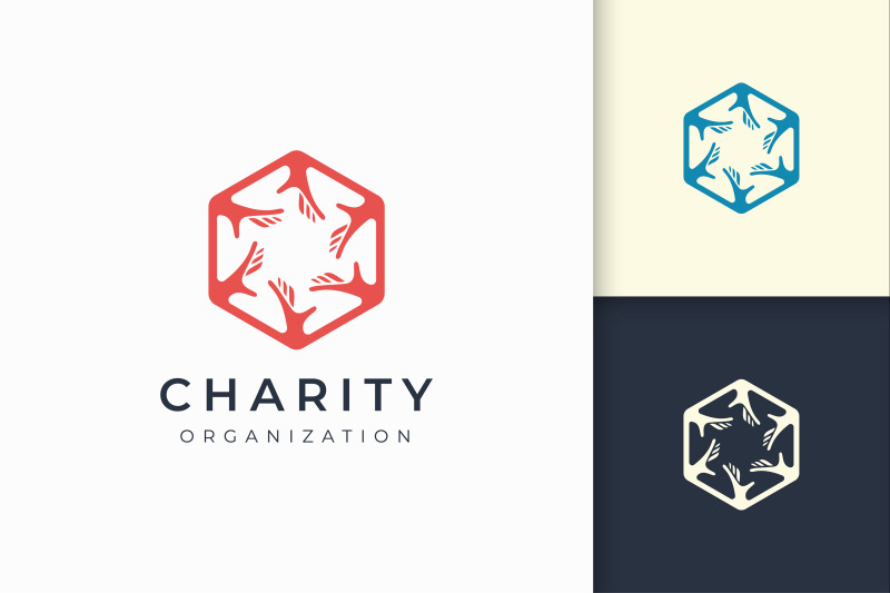 solidarity-or-charity-logo-template