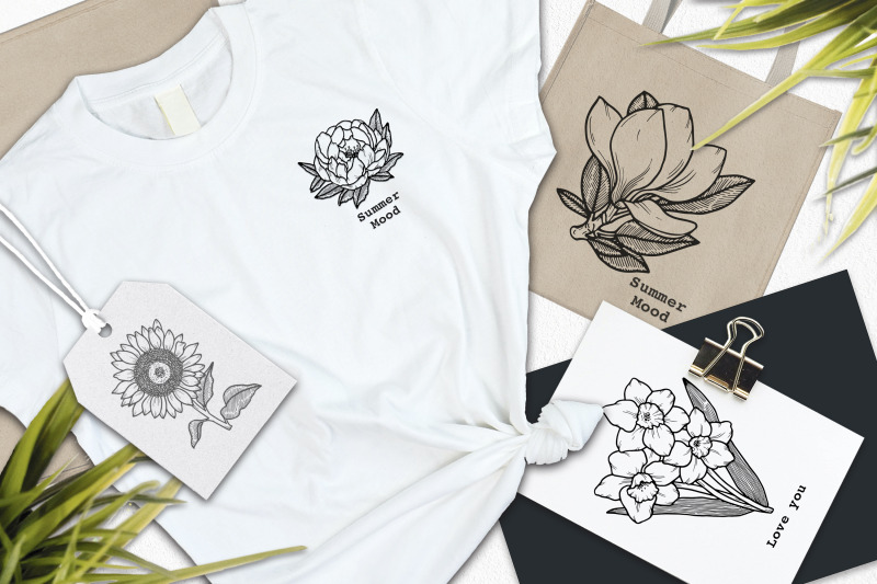 doodle-clipart-set-flowers-vector-line-art-elements