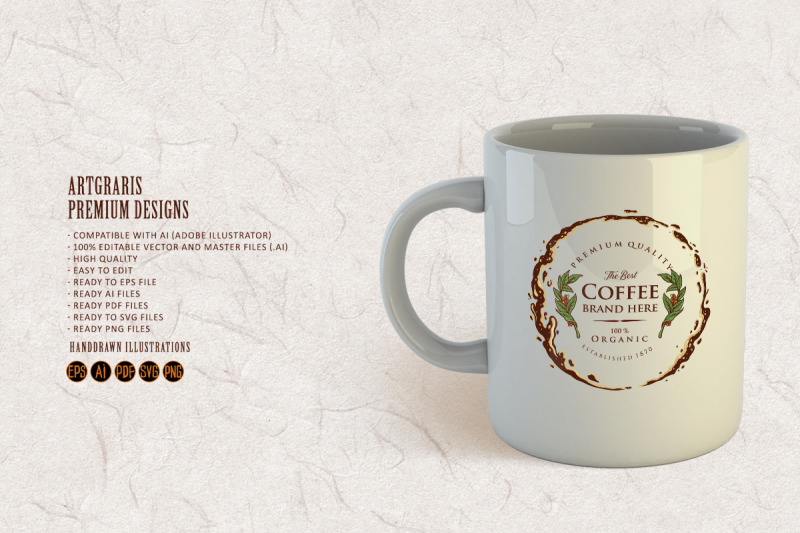 badge-coffee-label-premium-splashed-logo