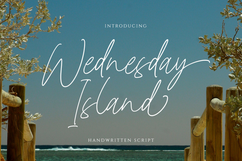 wednesday-island-chic-handwritten-font