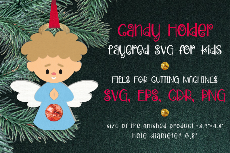 angel-boy-christmas-ornament-candy-holder-template-svg